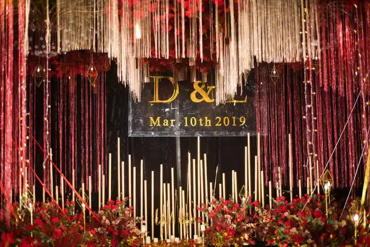 红黑色复古大气婚礼-扬州美寻高端婚礼定制服务有限公司-wed114结婚网