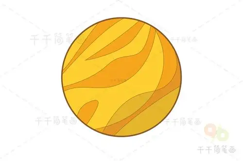 金星简笔画图片