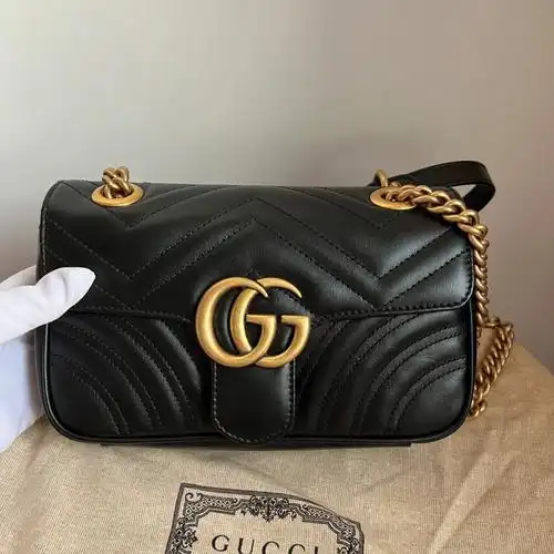 包等了两个月终于到了  入手1250090#gucci小号marmont  #包包验真