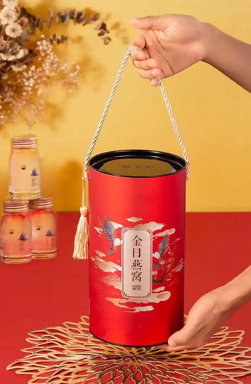 金日牌 冰糖燕窝70g/瓶*6瓶可溯源燕窝孕妇营养品礼盒装即食燕窝 红色