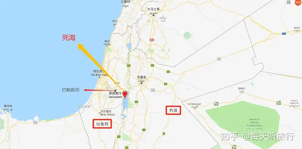 旱鸭子的天堂地球的肚脐死海