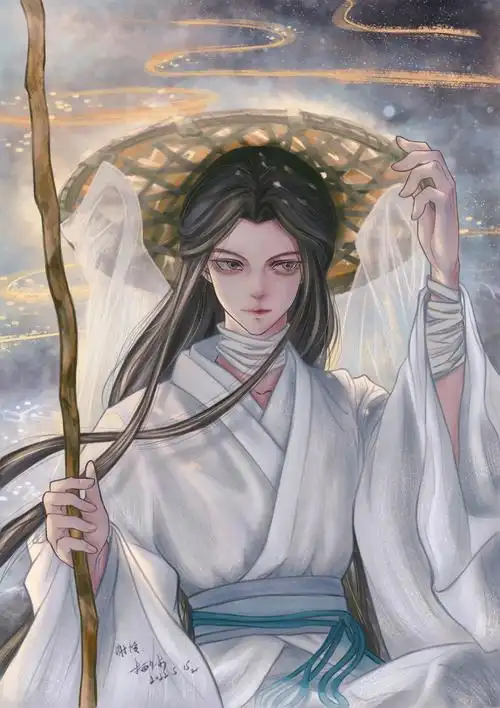 摸鱼板绘天官赐福谢怜