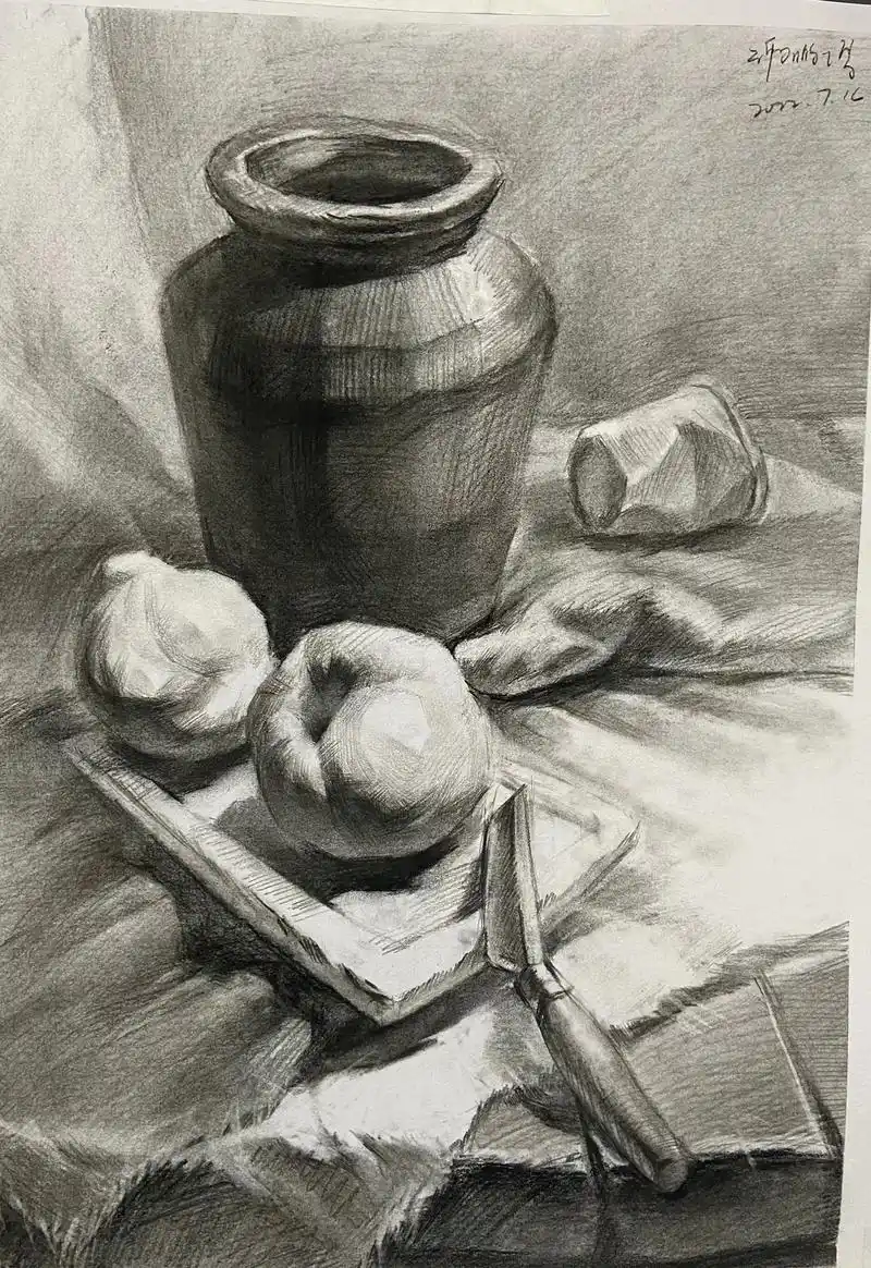 2022年深圳中考美术绘画评分标准1构图适当 , - 抖音