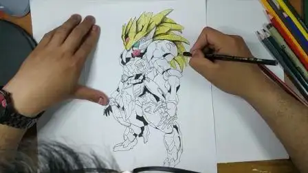 简单涂色教学之高达巴巴托斯【第四集】