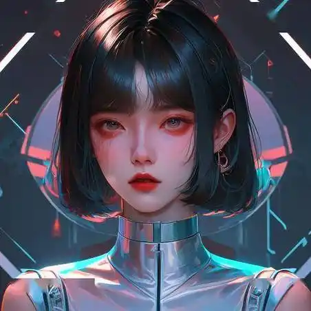 赛博朋克风头像太酷了