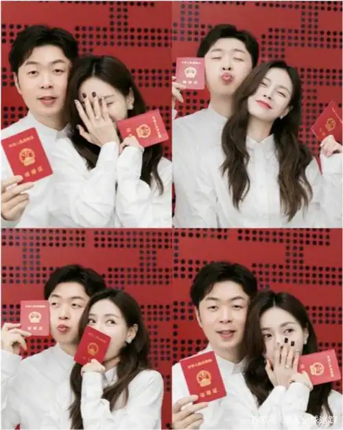 沈梦辰杜海涛终于结婚啦两人合拍结婚照比偶像剧都甜有夫妻相