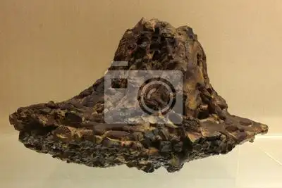 古代矿石炼渣图片