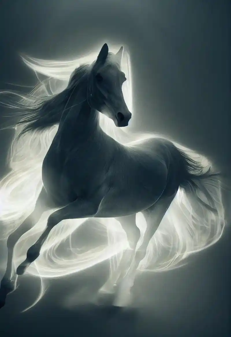 骏马崩腾,祝大家心想事成,马到成功!#ai绘画 #手机壁纸  - 抖音