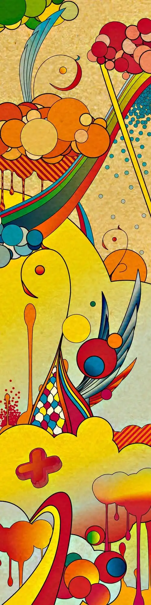 抽象艺术的独特范例 插画艺术--创意图库 #采集大赛